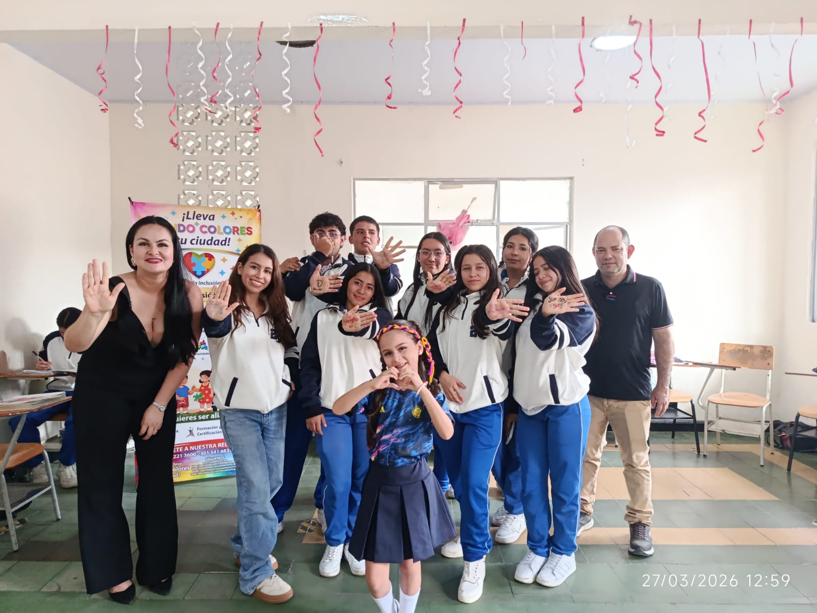 Taller dinámico con estudiantes — Foto 1